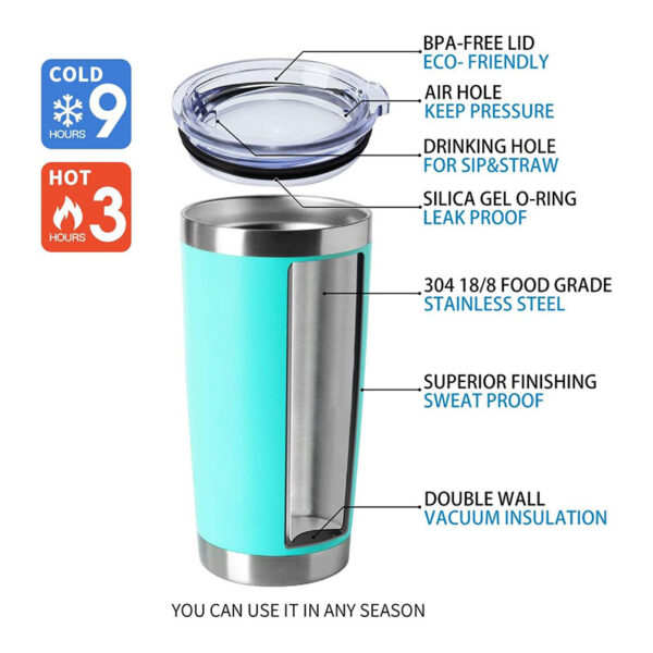 stainless steel tumbler 20oz manufacturer