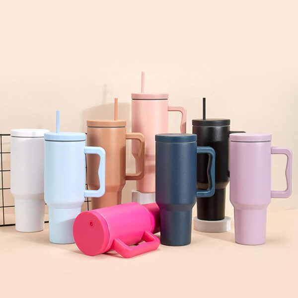 stainless steel 40oz tumbler with handle manufacturer